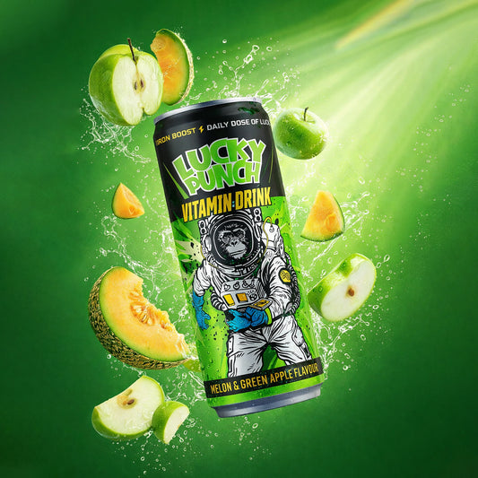 Lucky Punch Vitamin Drink - Melon & Green Apple